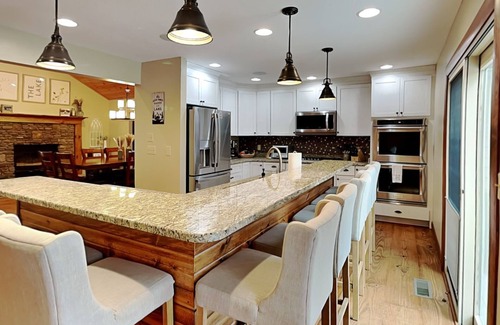 Blakeslee House | To The Point | Spacious Retreat + Hot Tub & Lake Access
