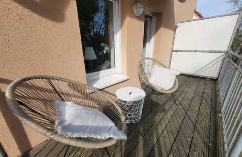 Warendorf Old Town Apartment | Tolle Wohnung mit Balkon und Blick auf den Emssee - Keine 300 m zum Marktplatz!