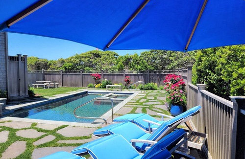 Tom Nevers House | Tom Nevers Bluff, Pool/Spa/AC, Views, 1/2 Block to Ocean, 2-MBRs, Jeep, No Pets