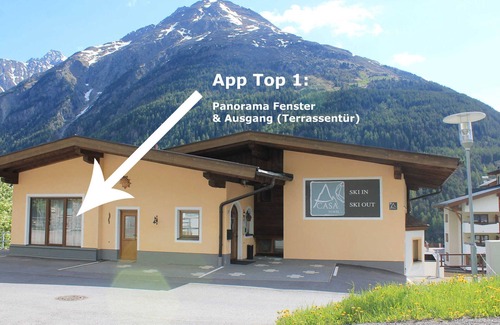 Soelden Apartment | Top 1 - apartment on 2 levels on the slopes with free WiFi, new building - A Casa Juwel Sölden, ski in & ski out
