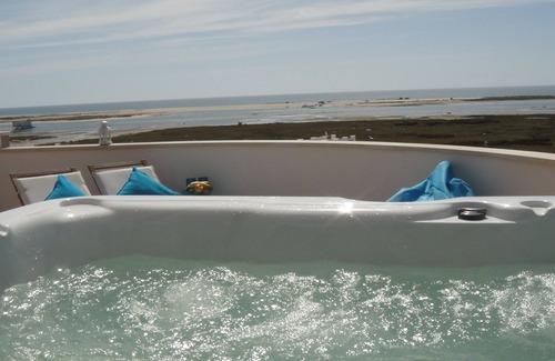 Olhao Apartment | Top Apt With Roof Terrace, Stunning 180º Atlantic Ocean and Ria Formosa View!