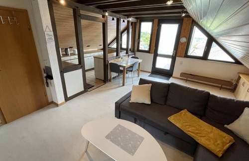 Durrholz Apartment | Top floor apartment with views over the fields