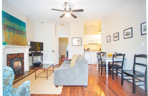 Savannah Victorian District House | Top Floor Row Home Looking Out Over Forsyth Park by Lucky Savannah