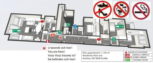 Het Zoute Apartment | Top location! Unique luxurious 3-bedroom apartment in Knokke - 't Zoute