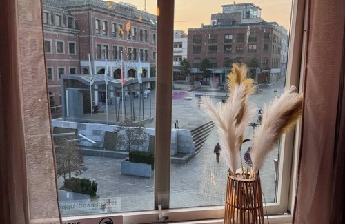 Skien Apartment | Top View Pent house luxury Penthouse in the middle of ibsens street City Senter