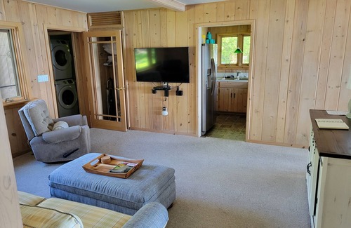 Bellaire Cottage | TorchLakeFlightDeck.com cottage with 180’ on Lakefront Waterfront Beachfront!