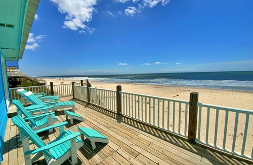 Surf Side Shores House | Total Facelift! Beachfront & Dog Friendly!