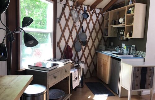 Ulster Park House | Totally secluded Yurt surrounded by waterfalls, brooks, cliffs and forest