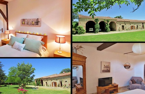 Calmont Apartment | Tournesol: typical 2-person, 1-bedroom gite between Toulouse and Carcassonne