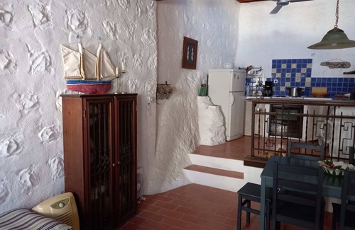 Chora Apartment | Traditional 2 Bd Chora House Patmos w Balcony