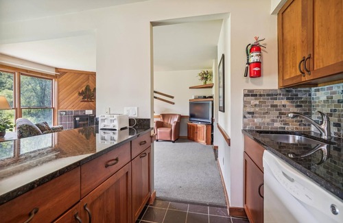 Central Vermont- Killington Condo | Trail Creek 11 on a ski home trail.