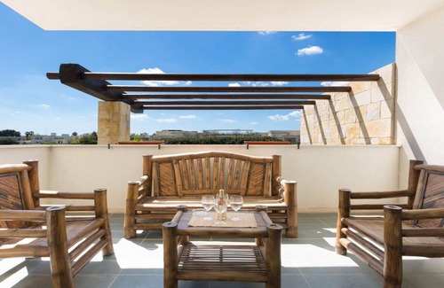 Scala di Furno Apartment | Tramonto Apartment in Porto Cesareo with private beach