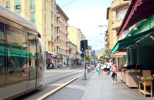 Riquier Apartment | Tramway, quiet pedestrian street near Garibaldi and Vieux-Nice