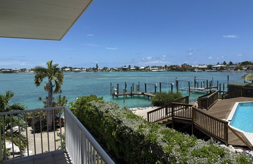 Marathon House | Tranquil 4-bedroom Pool Home, Open-Water Views w/Dock in Duck Key
