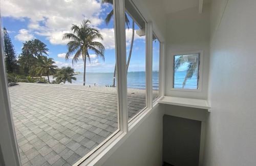Punaluu House | Tranquil Beachfront Duplex-type Private House!