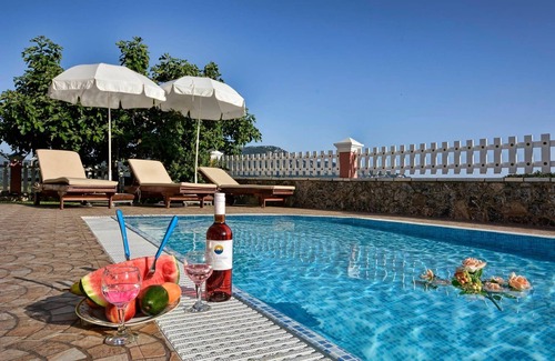 Agios Georgios Pagon Villa | Tranquil Corfu Villa | 3 Bedrooms | Villa Chrinos | Gated Pool | Agios Georgios.