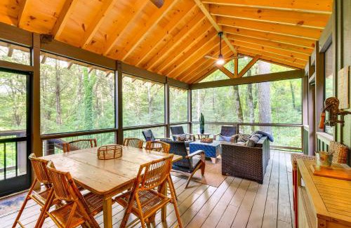 Mirror Lake House | Tranquil Highlands Cottage with Fire Pit and Stream!