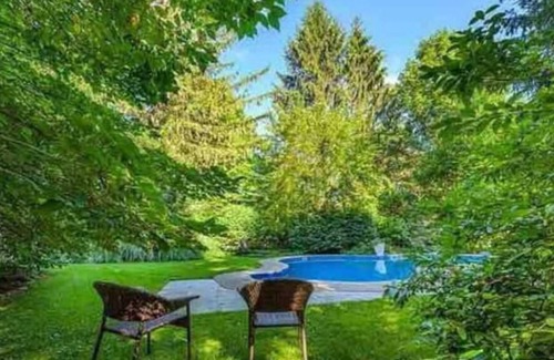 Claverack-Red Mills House | Tranquil Home w/ Pool, Secret Garden, Outdoor Space, Hot Tub-5 Min to Hudson