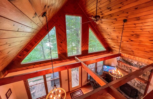Lansing Cabin | Tranquility: 2 BR, 1.5 BA Cabin/Bungalow in Lansing, Sleeps 5