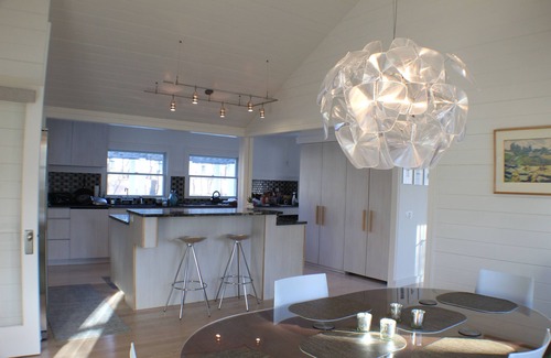 Shelter Island House | Tranquility Base; Architect-Renovated, Modern Ranch With Heated Pool