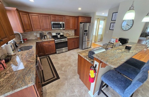 Absecon House | Tranquility Near the Sea with in-ground salt water pool and fenced in yard.