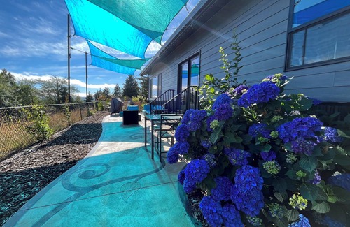 Tillamook House | TRASK RIVER HOUSE: A unique home with great views!nMax 9 adults, 3 kids