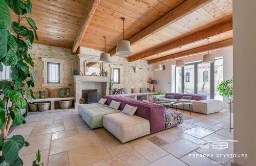 Fontvieille House | Trational and provencal farmhouse with heated pool and jacuzzi in Provence