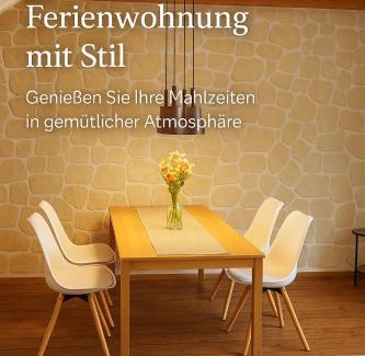 Neckarsteinach Apartment | Traumhafte Wohnung mit Balkon & Flussblick in Neckarsteinach, 15km Heidelberg