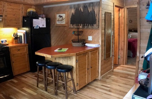 Mayfield Cabin | Traverse City Log Cabin Boardman River - YOUR OUTDOOR OASIS!nSTR LICENSE: 002880