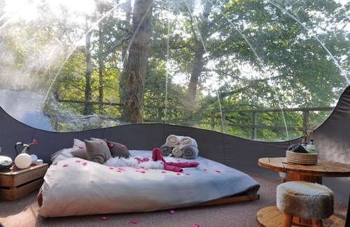 Erezee House | Tree Glamping in Fisenne with Ardennes View
