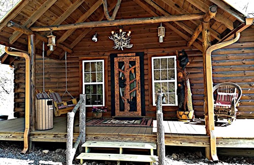 Hiawassee Cabin | Tree House Lodge (Real Log Mountain Paradise)