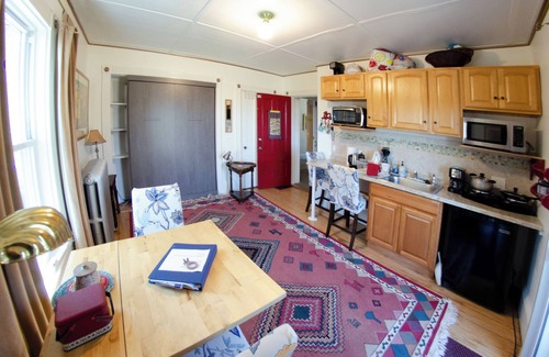 Jones Hill Apartment | Treetop/Balcony Suite with ocean view; safe, near subway