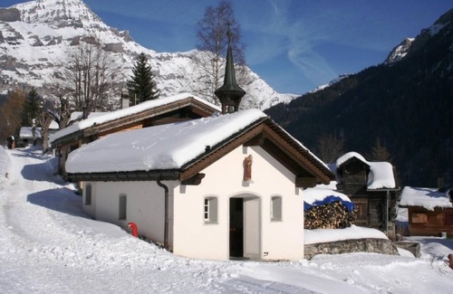 Leukerbad Apartment | Trendy alpine-style vacation apartment for 2 people in a central, quiet location