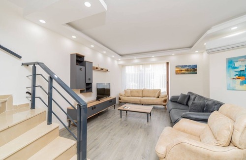 Aksu Villa | Triplex Villa with Sauna Near Airport in Antalya