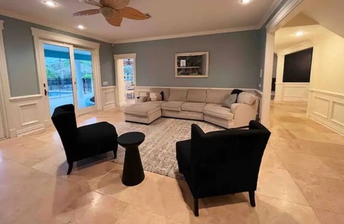 Palm City House | Tropic Retreat! Pool, 3 acres, pond, 4500sq ft