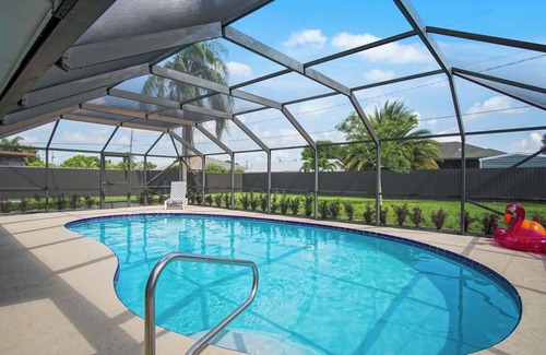Port Saint Lucie House | Tropical Family Escape with Pool, Arcade Games and Outdoor Lounge