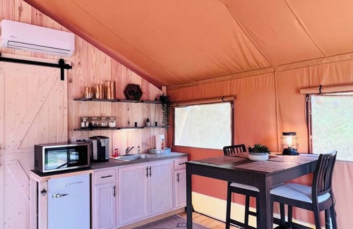 Riverview Estates Cabin | Tropical Glamping with Hot Tub