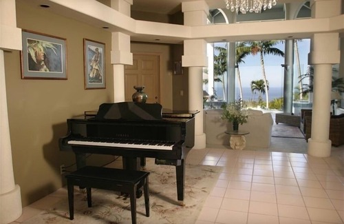 Kalaoa House | Tropical & inviting home w/spa, torches, waterfalls & ocean view