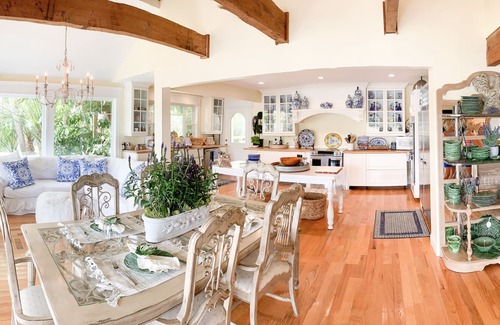 Aripeka House | Tropical Palm Island Paradise Over 6 Acres with Secluded Pool & White Sand Beach