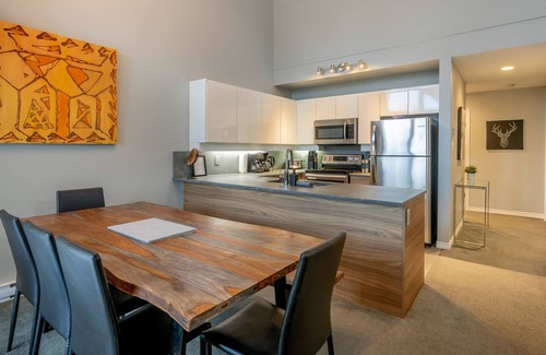 Upper Village House | True Ski-In/Out | Modern 3BR | Mountain Views | Communal Hot Tub | Managed by Aloha Whistler