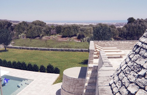 Fasano House | Trulli della Sierra: a property of TM INVEST .Trulli upscale sea view