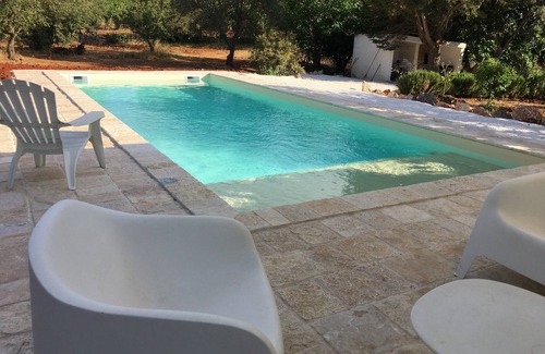 Ceglie Messapica House | Trullo holiday house Apulia with above ground pool