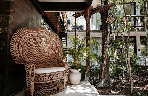 Chemuyil Villa | Tulum Jungle Villa 2BR and 2 Sofas in Living Room, complete with full bathrooms!