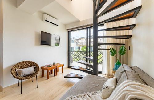 Zama Apartment | Tulum Stylish 2BR Penthhouse, Private Terrace, Grill and Pool