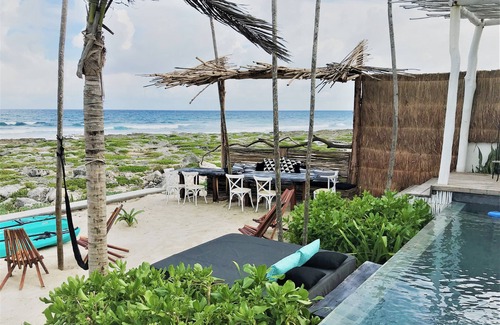 Tulsayab Villa | Tulum Villa Kiin - Views, Rooftop Jacuzi, Pools + Daily Cleaning