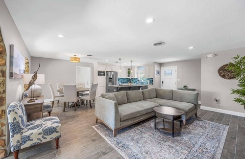 Seacoast Shores House | Turtle Pointe - 3BR, Poolside Coastal Escape