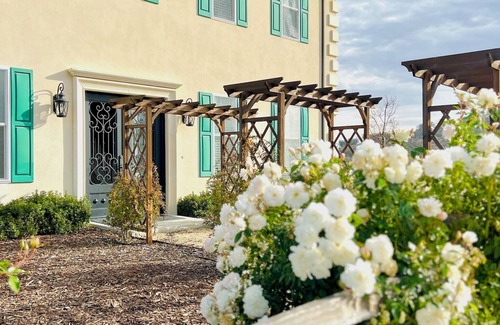 Creston Villa | Tuscan-style Villa, Vineyard, Spa, Game room, Bocce, 20 min from Paso Robles