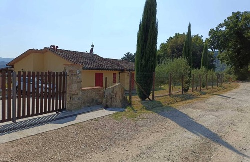 Monteverdi Marittimo House | Tuscany: House "Old Abbey" among the olive trees with pool
