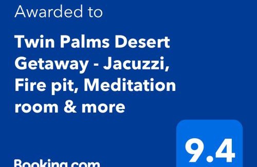 Joshua Tree House | Twin Palms Desert Getaway - Jacuzzi, Fire pit, Meditation room & more