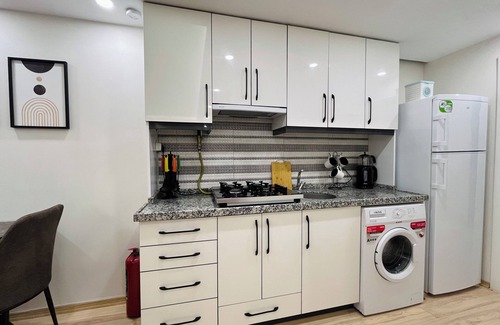 Kabatas Apartment | Two-Bedroom Apartment with Balcony in Taksim - No: 12